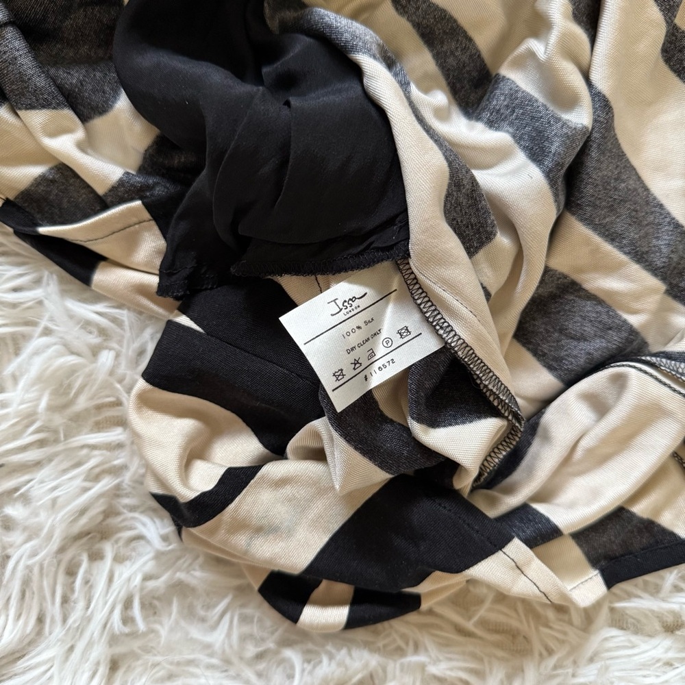 Issa London Striped Silk Dress - Picture 11 of 16